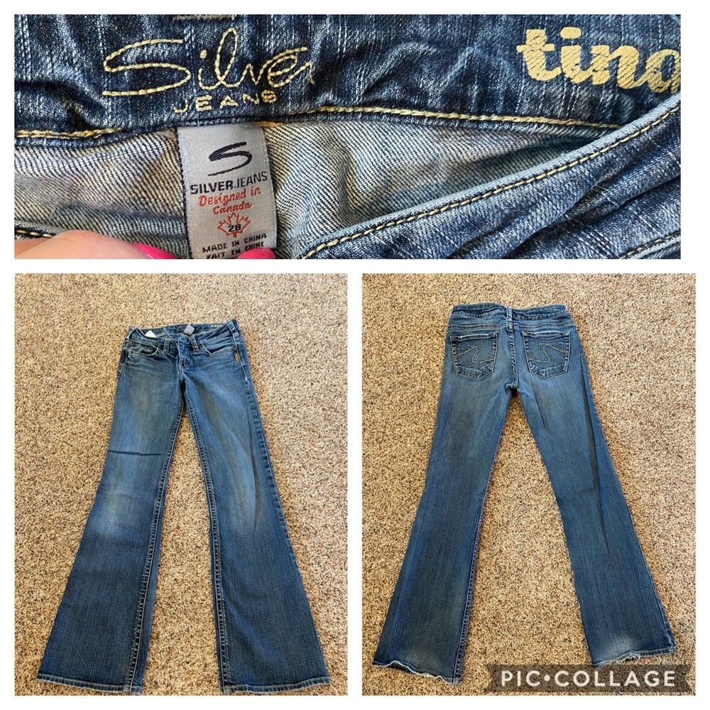 Silver jeans